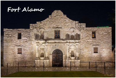 The Alamo at Night